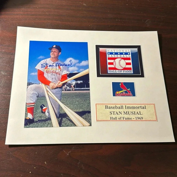 None Other - - Stan Musial autographed photo